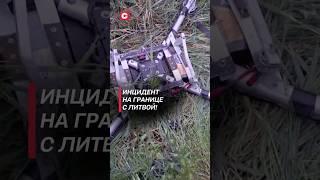Белорусские пограничники посадили дрон на границе с Литвой! #беларусь #новости #дроны #политика