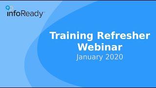 InfoReady Review Training Refresher 1