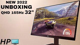 HP Unboxing 2022 - New gaming monitor 32 inch (QHD 165Hz)