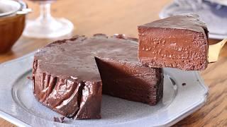 Flourless Rich and Creamy Chocolate Cake: No butter, heavy cream ＆ sugar