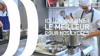 ICI ON CUISINE ! On visite les cuisines du lycée le Fresne à Angers