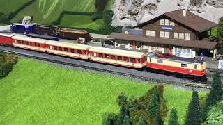 "Mariazeller Bahn" narrow gauge railway in Lower Austria: Märklin Modelleisenbahn Anlage