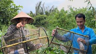 Thăm lờ cá sau một tuần trúng mánh, bật mí thêm niềm vui của cậu hai và chị Phương | CLN