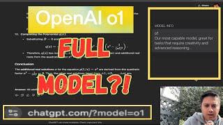 OpenAI o1 FULL Was Accidentally Released Early?! Let's Test It!