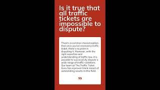 #shorts Get the facts with The Traffic Ticket Guru!