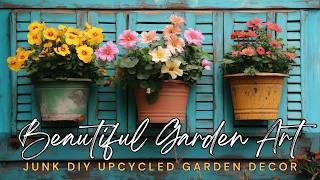  Turn Junk into Beautiful Garden Art: 14 Inspiring DIY Upcycled Garden Decor Ideas on Budget