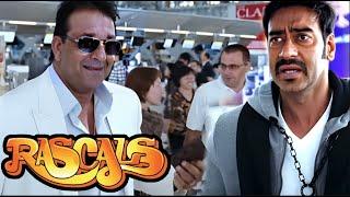 Ajay Devgan को बनाया उल्लू , सारा पैसा लेकर भागे Sanjay Dutt | Best robbery scene - Rascals Movie