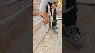 The method of fixing the wire with a nail