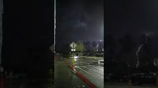 gorgeous slow motion lightning #lightning #storm #weather #shorts #slowmotion