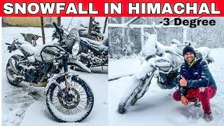 Finally Snowfall hogayi  First Snowfall in 2024 | Shimla, Fagu, Cheog (Himachal)