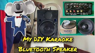 My DIY Karaoke Speaker Powered by D10 Amplifier & D8 Manex Instrumental Speaker 