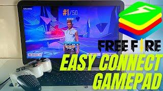 How To Add Gamepad (Joystick) In Bluestacks 5 Using X360ce Controller Emulator - Free Fire Gameplay