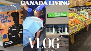 LIVING IN CANADA:BACK TO SCHOOL PREP|VISIT TO THE DENTIST|SHOPPING|LIBRARY FINDS#vlog #lifeincanada