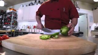 Knife Skills, How To Cut A Green Pepper