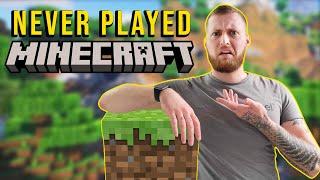 Gamer plays MINECRAFT for the FIRST TIME