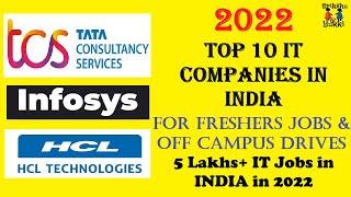 Top 10 IT Companies in India 2024 | 2024 Top Software and IT Companies In India for Fresher Jobs