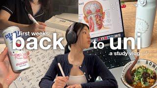 STUDY VLOG  first week back at uni, dyeing my hair, picnics, XG concert and hanging with friends