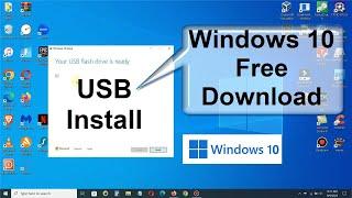 How to download Windows 10 USB and install Windows 10 USB - Full Version Free & Easy