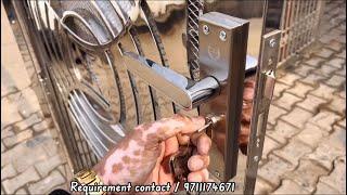 Modern steel door !! build Wi-Fi door design, / फैंसी स्टील गेट