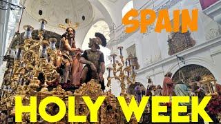 Holy week in Spain 2025. Semana Santa Tronos