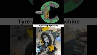 Tyre Wrapping Machine  #packaging #machinery #caddesign #solidworks #3ddesign #packingmachine