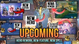 HOK: UPCOMING NEW HERO, HERO REWORKS, SPELLS, FEATURES IN GLOBAL | Honor of Kings