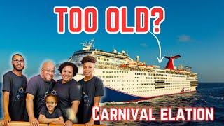 Cruising on one of Carnival's OLDEST ships during the HOLIDAYS! Carnival Elation- The Movie