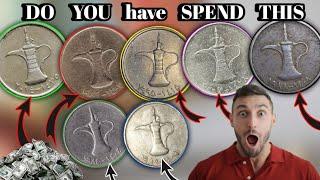 TOP 7 Most available UAE  1 Dirham coins Wourth big Money  A lOT of money 