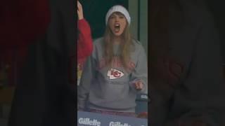 Taylor Swift ANGRY at Travis Kelce’s NFL game  #shorts #taylorswift