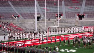 OSUMB 8 29 2015 Band Family Concert Ramp and Buckeye Battle Cry