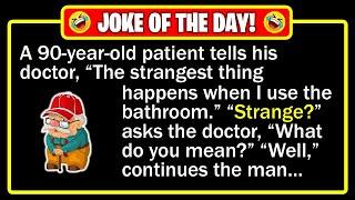  BEST JOKE OF THE DAY! - A 90-year-old man goes for a physical with a strange... | Funny Dad Jokes