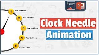 How to Create Clock Needle Animation Effect in PowerPoint