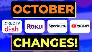 Big Streaming Changes for October 2024!