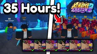 I Went Noob To Pro *I Spent 35 Hours* In Anime Shadow 2! (Release)