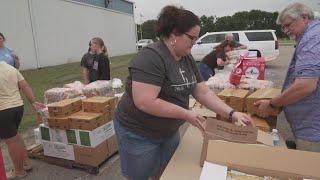 Food drive being held in Bonham after storms devastate power lines in the area