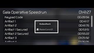 [WR] The Gala Speedrun (1:41.27) Operative/Duo (Set Seed) - Entry Point