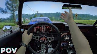 Chasing Bad Guys in BeamNG is Too Much FUN! | Fanatec DD+