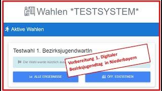 Auswertung der Testwahl - Sieht gut aus!