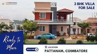 1722 sq.ft land Area - Amazing 3 BHK Individual Villa For Sale | Pattanam, Coimbatore - Nest Valley