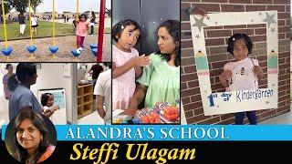 Alandra's First day of School | Steffi Vlogs in Tamil