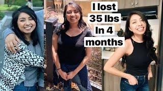 4 months, 35Lbs Weight Loss / Whole Food Plant Based Vegan Diet / Starch Solution #veganweightloss