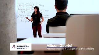 Eller Executive Education Faculty: Allison Gabriel