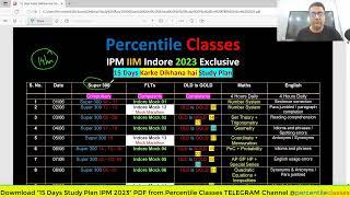 15 Days Study Plan IPM IIM Indore 2023 | OLD is GOLD Series | Super 300 Series | REVISE | IPMAT 2023