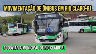 ️[ Rodoviária Municipal de Rio Claro-RJ ] Movimentação de Ônibus em Rio Claro-RJ