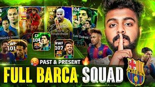 I BUILT FULL BARCA SQUAD & IT’S UNSTOPPABLE | PAST & PRESENT PLAYERS | CAN WE SCORE RAINING GOALS?