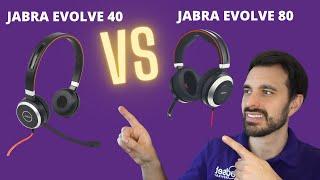 Jabra Evolve 40 vs Jabra Evolve 80 - With Mic & Sound Showdown