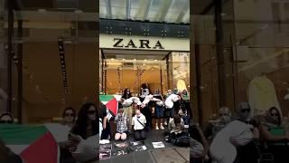 Zara clothing brand #boycott  #freepalestine Free Palestine