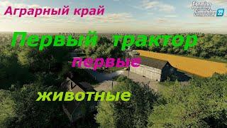 Покупаю первый трактор, покупаем курятники:Farming Simulator 22