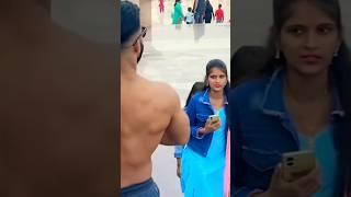 Public Reaction || Cute girl Reaction #gym #shorts #bodybuilding #gymworldstatus