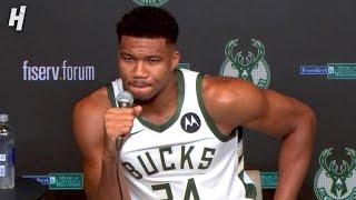 Giannis Antetokounmpo FULL Interview | 2024 NBA Media Day